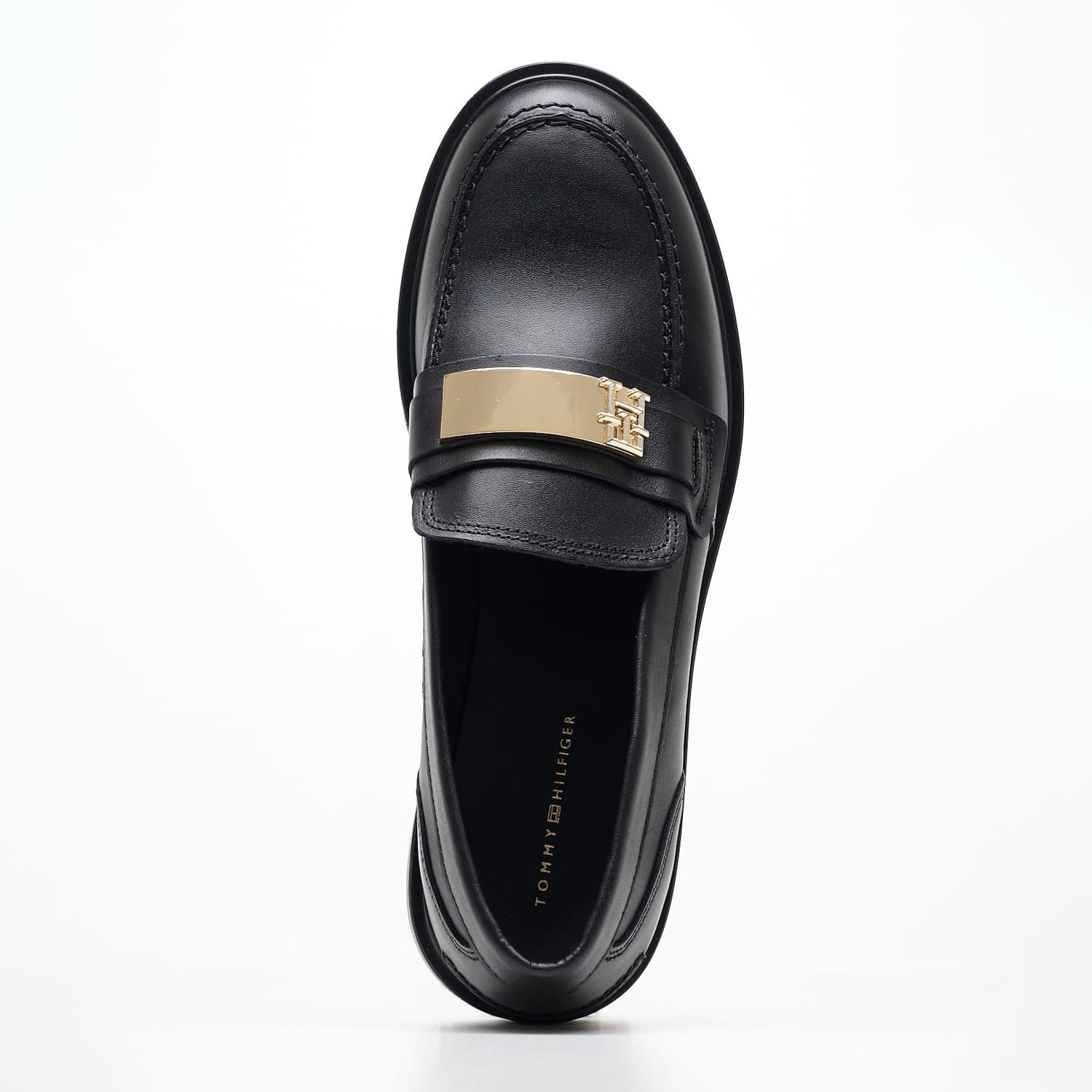 Women Moccasins Lea.Loafer Black Leather Tommy Hilfiger Women Moccasins Lea.Loafer Black Leather Tommy Hilfiger