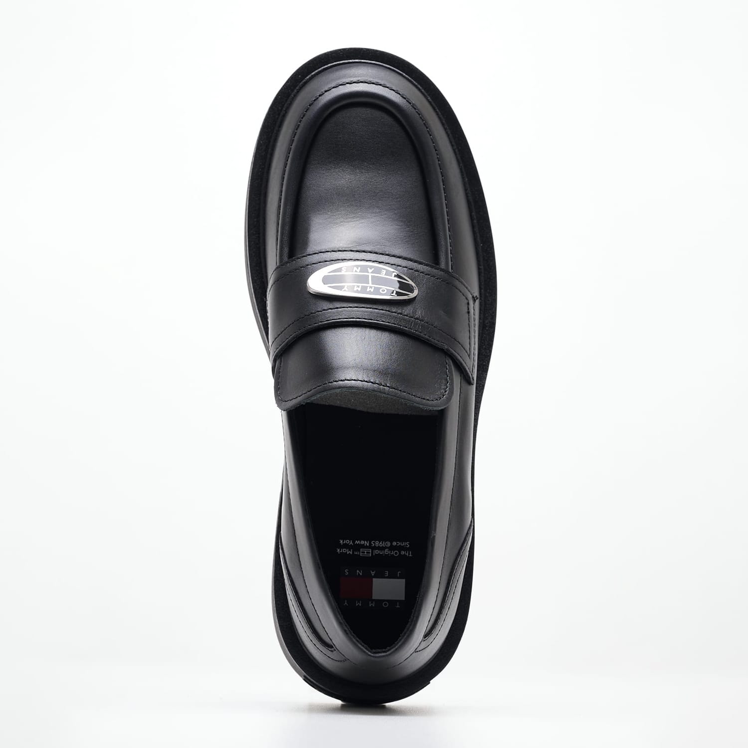 Γυναικεία Μοκασίνια Loaf.Tjw Μαύρο Δέρμα Tommy Hilfiger Γυναικεία Μοκασίνια Loaf.Tjw Μαύρο Δέρμα Tommy Hilfiger