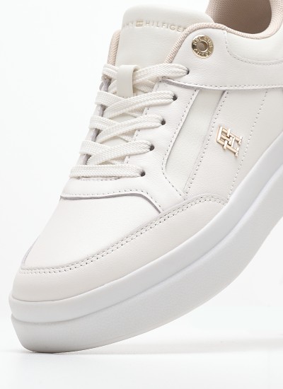 Γυναικείες Μπαλαρίνες Essential.Ballerina Μαύρο Δέρμα Tommy Hilfiger