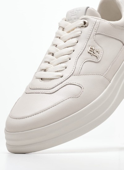 Γυναικείες Μπαλαρίνες Essential.Ballerina Μαύρο Δέρμα Tommy Hilfiger