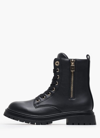 Παιδικά Μποτάκια Ottis.Padded Μαύρο ECOleather Pepe Jeans