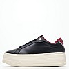 Women Casual Shoes Platform.Sneaker Black Leather Tommy Hilfiger Women Casual Shoes Platform.Sneaker Black Leather Tommy Hilfiger