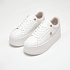 Γυναικεία Παπούτσια Casual Platform.Snkr Άσπρο Δέρμα Tommy Hilfiger