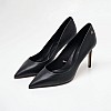 Γυναικείες Γόβες & Peeptoes Ψηλές Pointed.Pump Μαύρο Δέρμα Tommy Hilfiger Γυναικείες Γόβες & Peeptoes Ψηλές Pointed.Pump Μαύρο Δέρμα Tommy Hilfiger