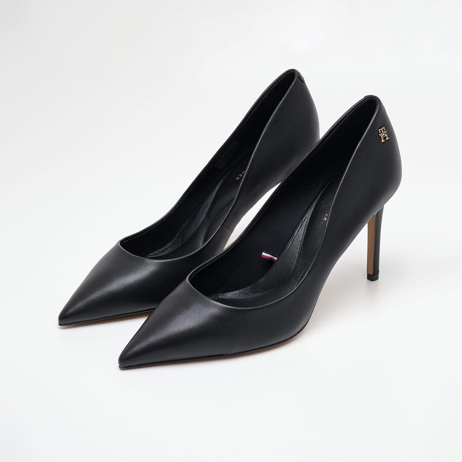 Γυναικείες Γόβες & Peeptoes Ψηλές Pointed.Pump Μαύρο Δέρμα Tommy Hilfiger Γυναικείες Γόβες & Peeptoes Ψηλές Pointed.Pump Μαύρο Δέρμα Tommy Hilfiger