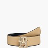 Women Belts Th.3Rev Beige Leather Tommy Hilfiger