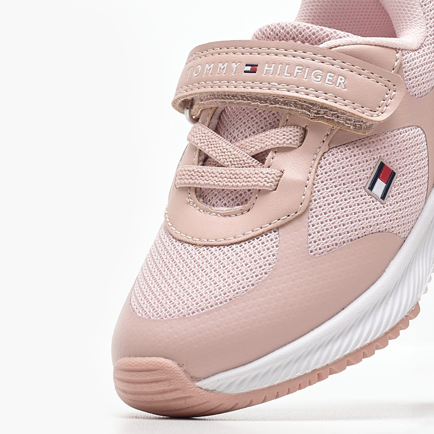 Παιδικά Παπούτσια Casual Th.Velcro Ροζ ECOleather Tommy Hilfiger