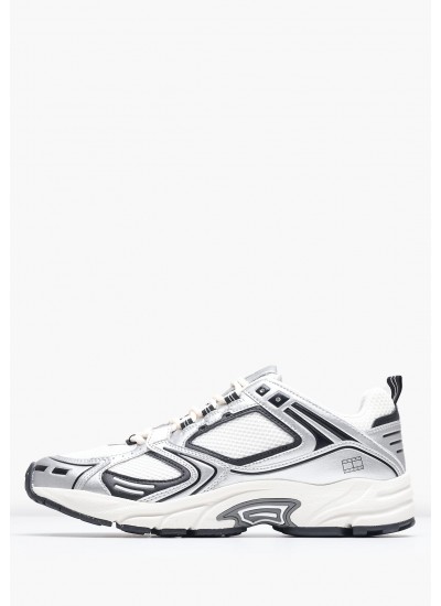 Men Casual Shoes Tjm.Archive White ECOleather-Fabric Tommy Hilfiger