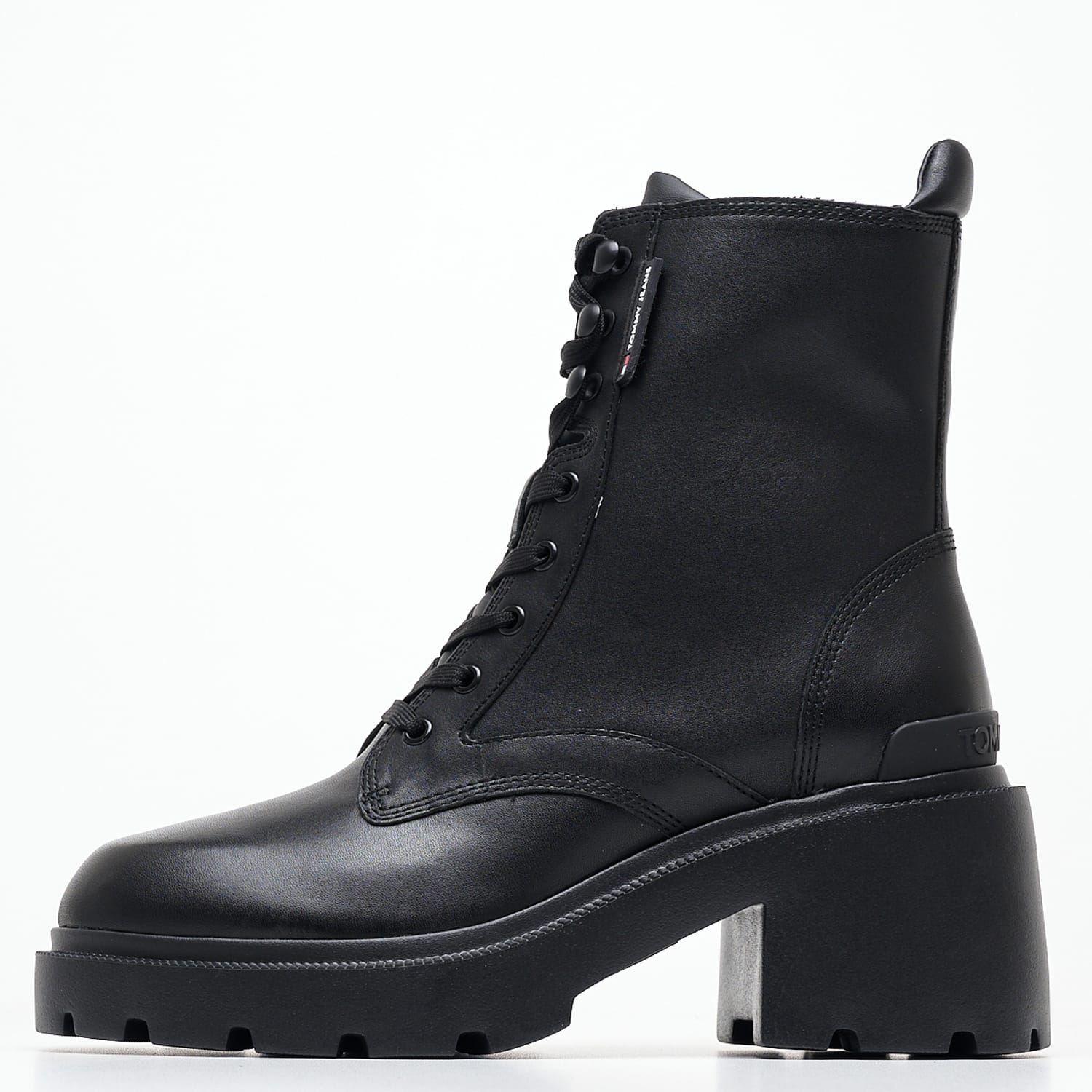 Γυναικεία Μποτάκια Tjw.Heel Μαύρο Δέρμα Tommy Hilfiger Γυναικεία Μποτάκια Tjw.Heel Μαύρο Δέρμα Tommy Hilfiger