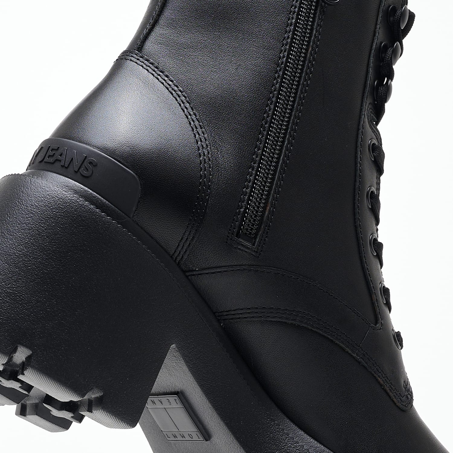Γυναικεία Μποτάκια Tjw.Heel Μαύρο Δέρμα Tommy Hilfiger Γυναικεία Μποτάκια Tjw.Heel Μαύρο Δέρμα Tommy Hilfiger