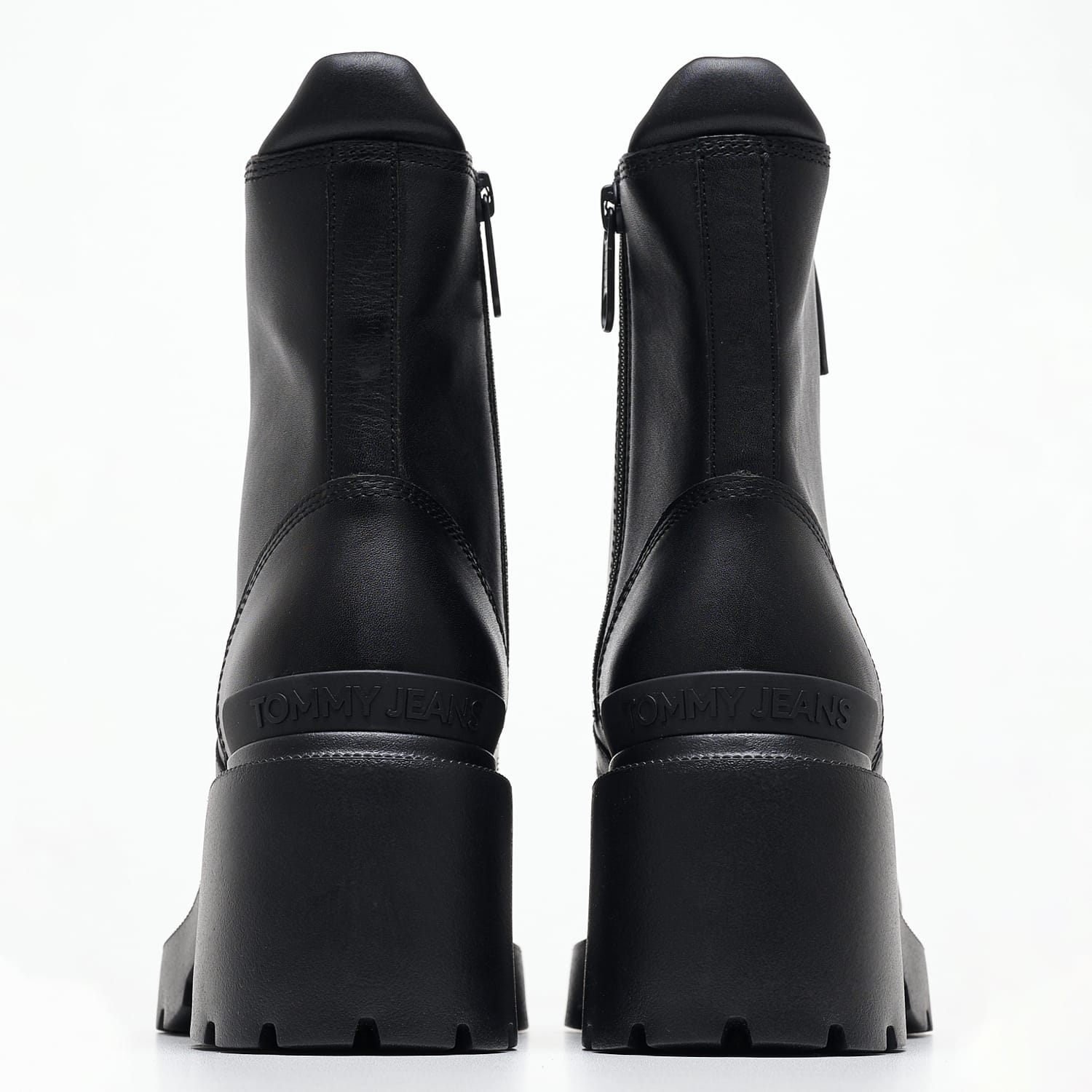 Γυναικεία Μποτάκια Tjw.Heel Μαύρο Δέρμα Tommy Hilfiger Γυναικεία Μποτάκια Tjw.Heel Μαύρο Δέρμα Tommy Hilfiger