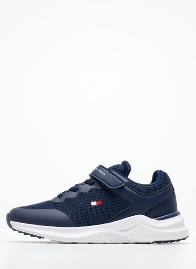 Παιδικά Μποτάκια L.Bootie Κίτρινο ECOleather Tommy Hilfiger