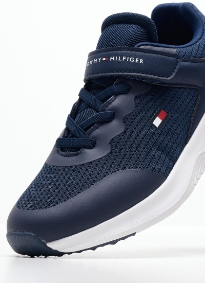 Παιδικά Μποτάκια L.Bootie Κίτρινο ECOleather Tommy Hilfiger