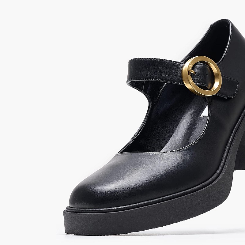 Women Pumps & Peeptoes Low 2445.53003 Black Leather Mortoglou