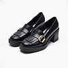 Women Moccasins 2445.53006 Black Leather Mortoglou Women Moccasins 2445.53006 Black Leather Mortoglou