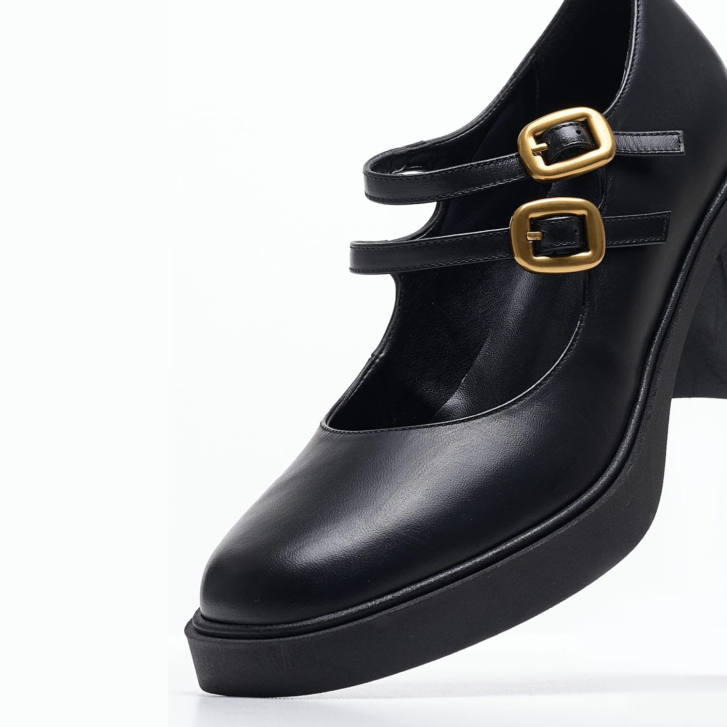 Γυναικείες Γόβες & Peeptoes Χαμηλές 2445.53009 Μαύρο Δέρμα Mortoglou