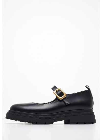 Γυναικεία Flats Mood Μαύρο Δέρμα Windsor Smith