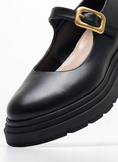 Γυναικεία Μοκασίνια 24313 Μαύρο ECOleather Tamaris