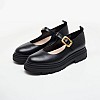 Women Moccasins 2446.20022 Black Leather Mortoglou Women Moccasins 2446.20022 Black Leather Mortoglou
