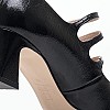 Γυναικείες Γόβες & Peeptoes Χαμηλές 2448.52025 Μαύρο Δέρμα Λουστρίνι Mortoglou
