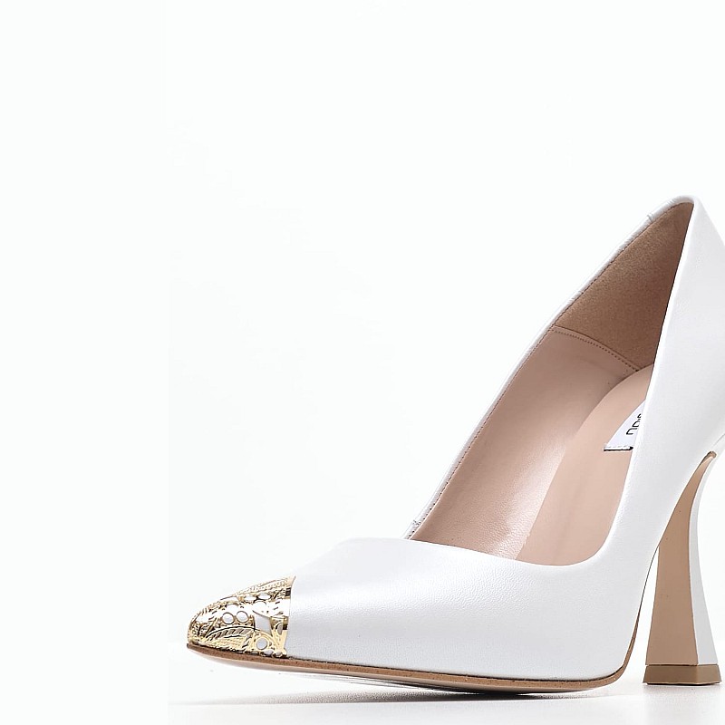 Women Pumps & Peeptoes High 2448.93338 White Leather Mortoglou