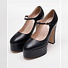 Women Pumps & Peeptoes High 2451.83304 Black Leather Mortoglou