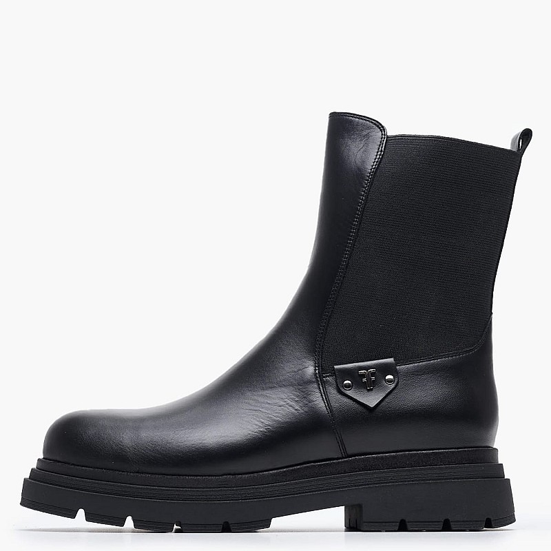 Women Boots 2452.26711 Black Leather Mortoglou