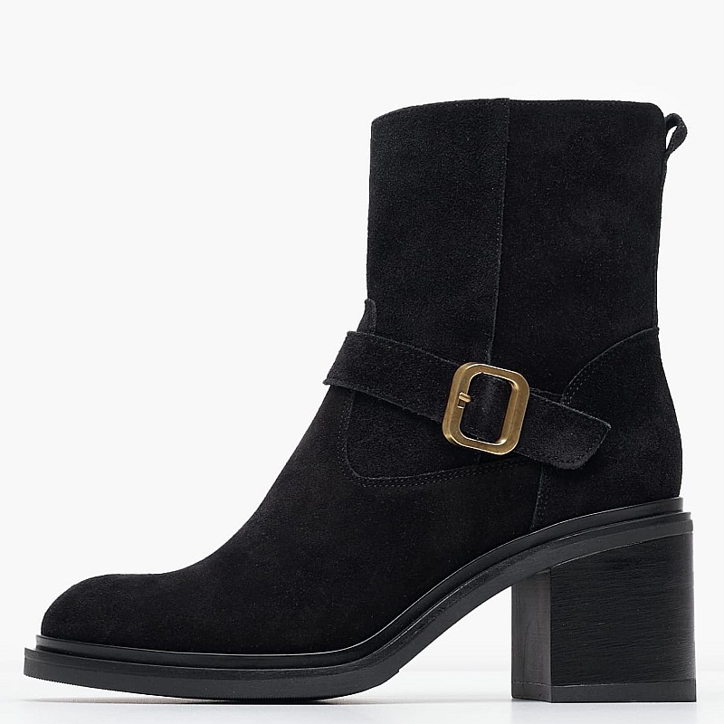 Women Boots 2452.65505 Black Buckskin Mortoglou