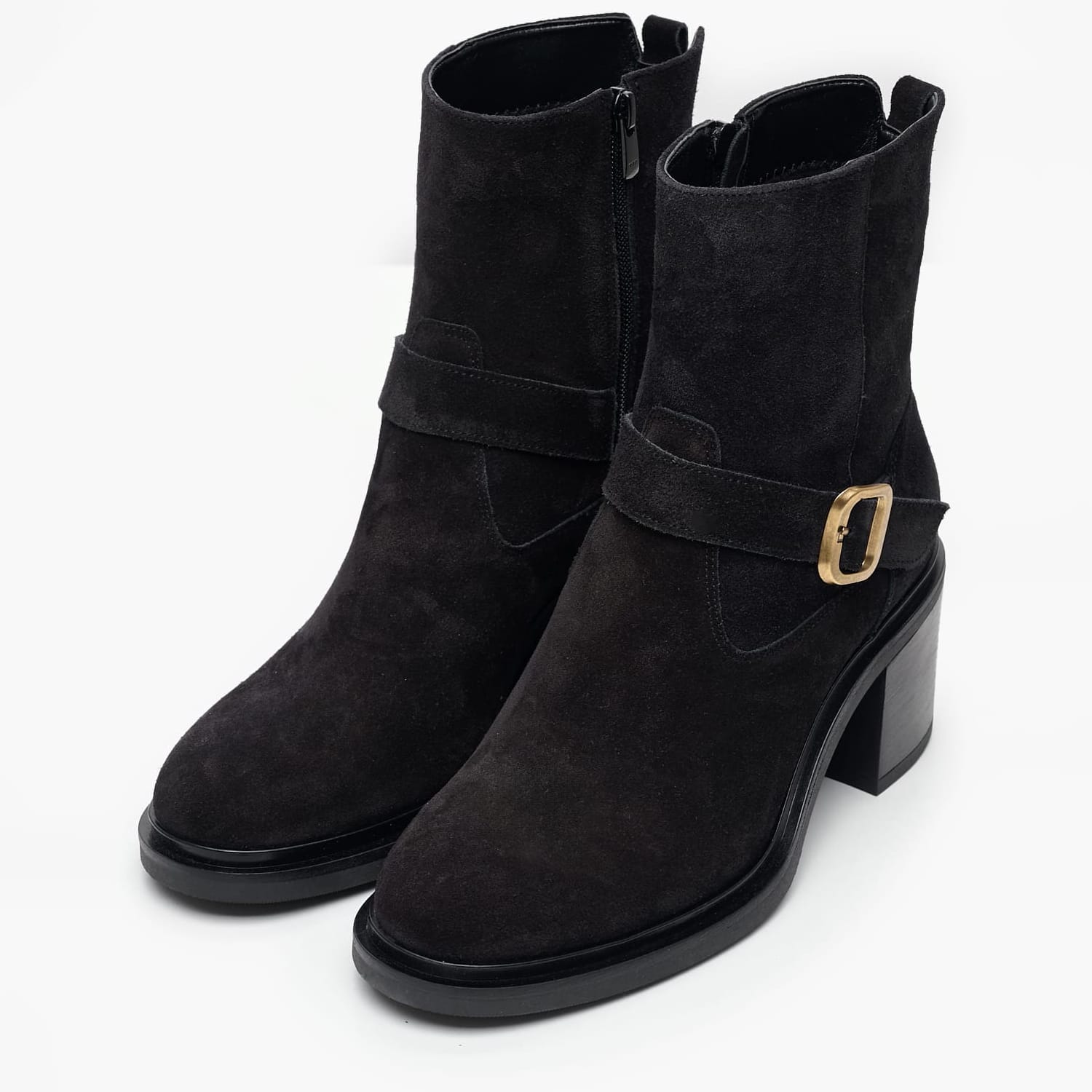 Women Boots 2452.65505 Black Buckskin Mortoglou
