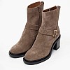 Women Boots 2452.65505 Taupe Buckskin Mortoglou Women Boots 2452.65505 Taupe Buckskin Mortoglou