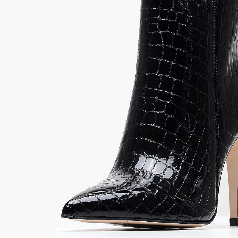 Women Boots 2457.105101 Black Patent Leather Mortoglou