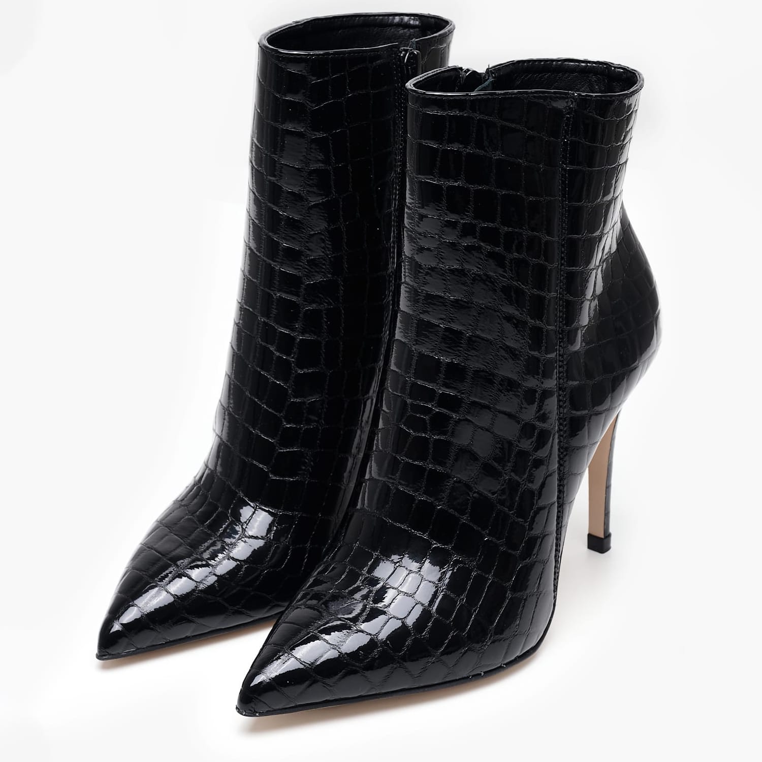Women Boots 2457.105101 Black Patent Leather Mortoglou Women Boots 2457.105101 Black Patent Leather Mortoglou