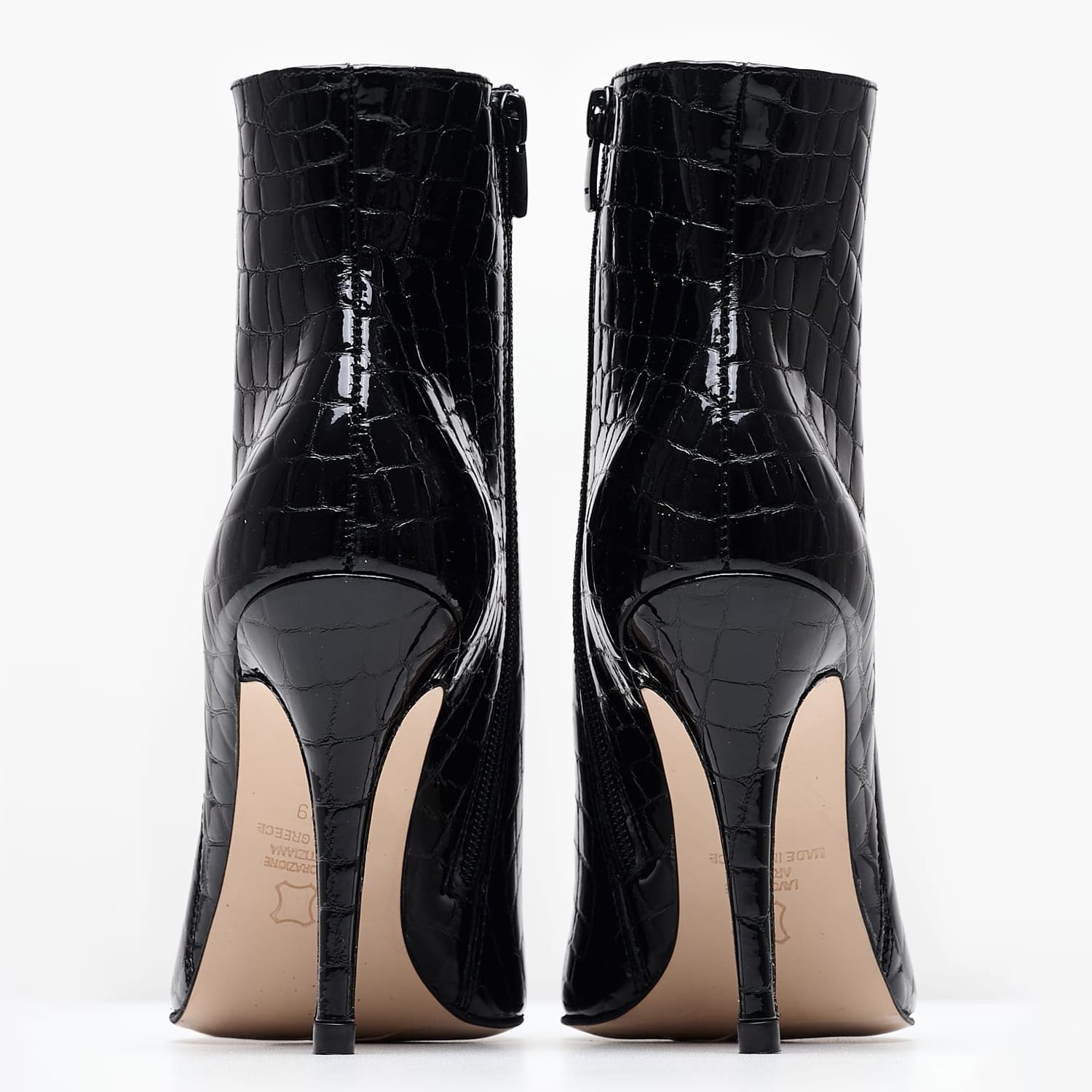 Women Boots 2457.105101 Black Patent Leather Mortoglou Women Boots 2457.105101 Black Patent Leather Mortoglou