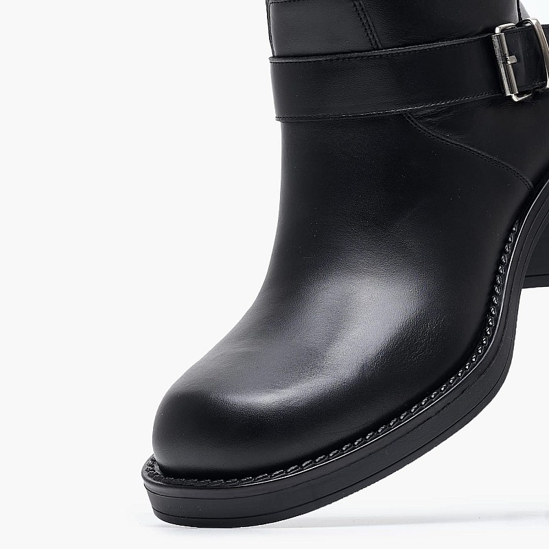 Women Boots 2457.35205 Black Leather Mortoglou