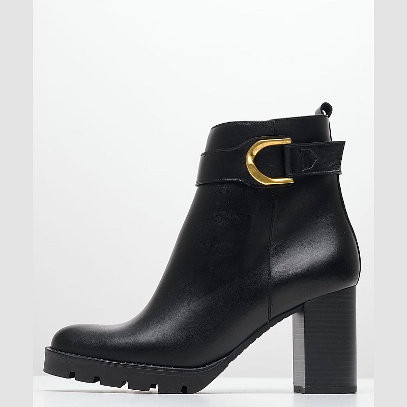 Women Boots 2458.65306 Black Leather Mortoglou