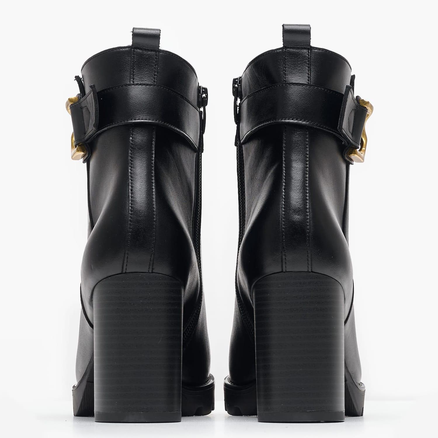 Women Boots 2458.65306 Black Leather Mortoglou