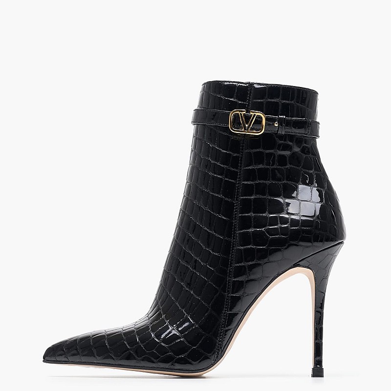 Women Boots 2459.105102 Black Patent Leather Mortoglou