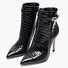 Women Boots 2459.105102 Black Patent Leather Mortoglou Women Boots 2459.105102 Black Patent Leather Mortoglou