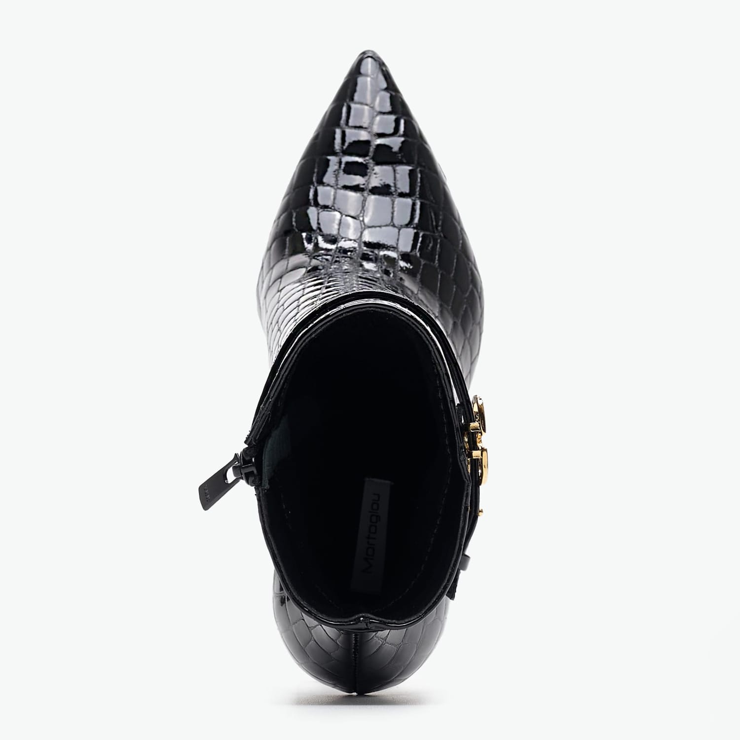 Women Boots 2459.105102 Black Patent Leather Mortoglou Women Boots 2459.105102 Black Patent Leather Mortoglou