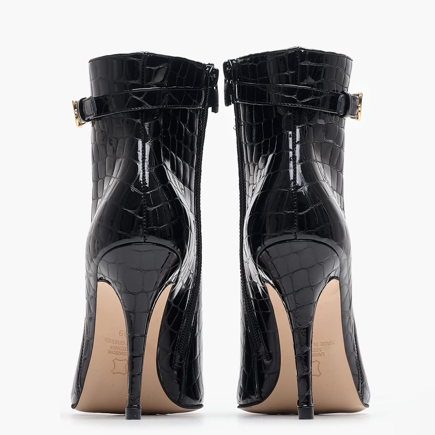 Women Boots 2459.105102 Black Patent Leather Mortoglou Women Boots 2459.105102 Black Patent Leather Mortoglou