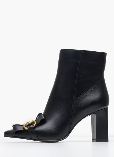 Γυναικείες Γόβες & Peeptoes Ψηλές 2342.5001 Μωβ Δέρμα Mortoglou