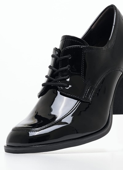 Γυναικεία Μοκασίνια 23300.Pat Μαύρο ECOleather Tamaris