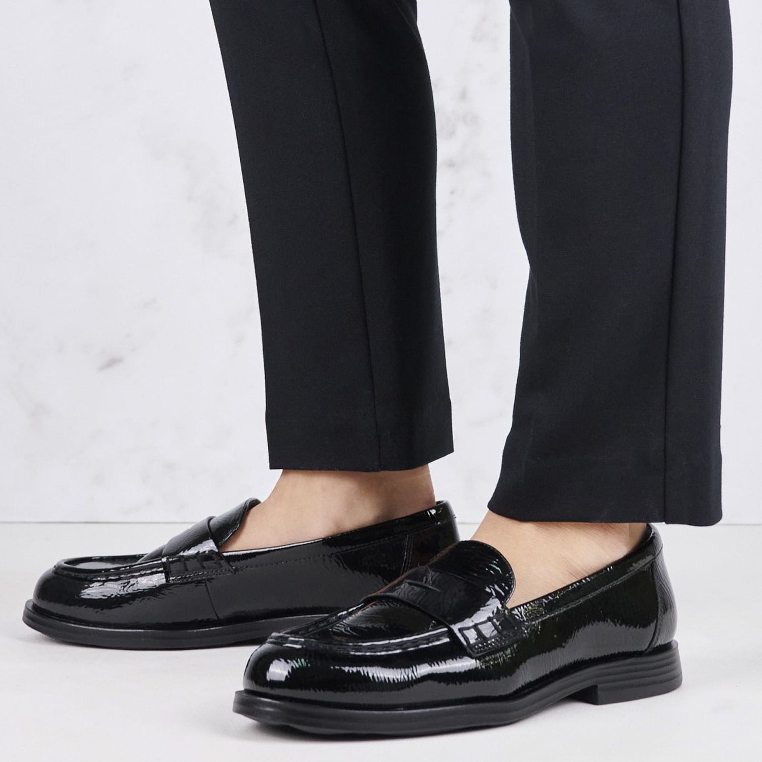 Γυναικεία Μοκασίνια 24311.Pat Μαύρο ECOleather Tamaris Γυναικεία Μοκασίνια 24311.Pat Μαύρο ECOleather Tamaris
