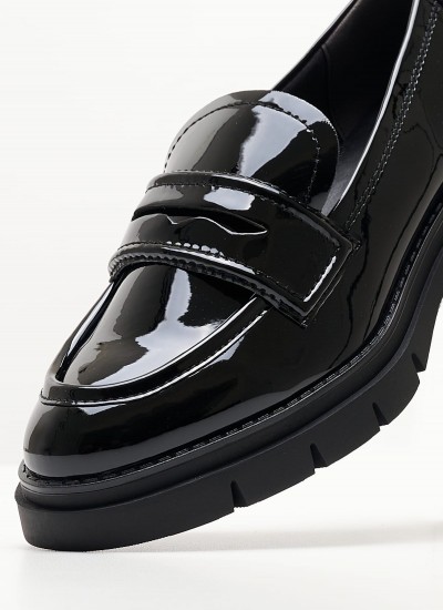 Γυναικεία Μοκασίνια 24313 Μαύρο ECOleather Tamaris