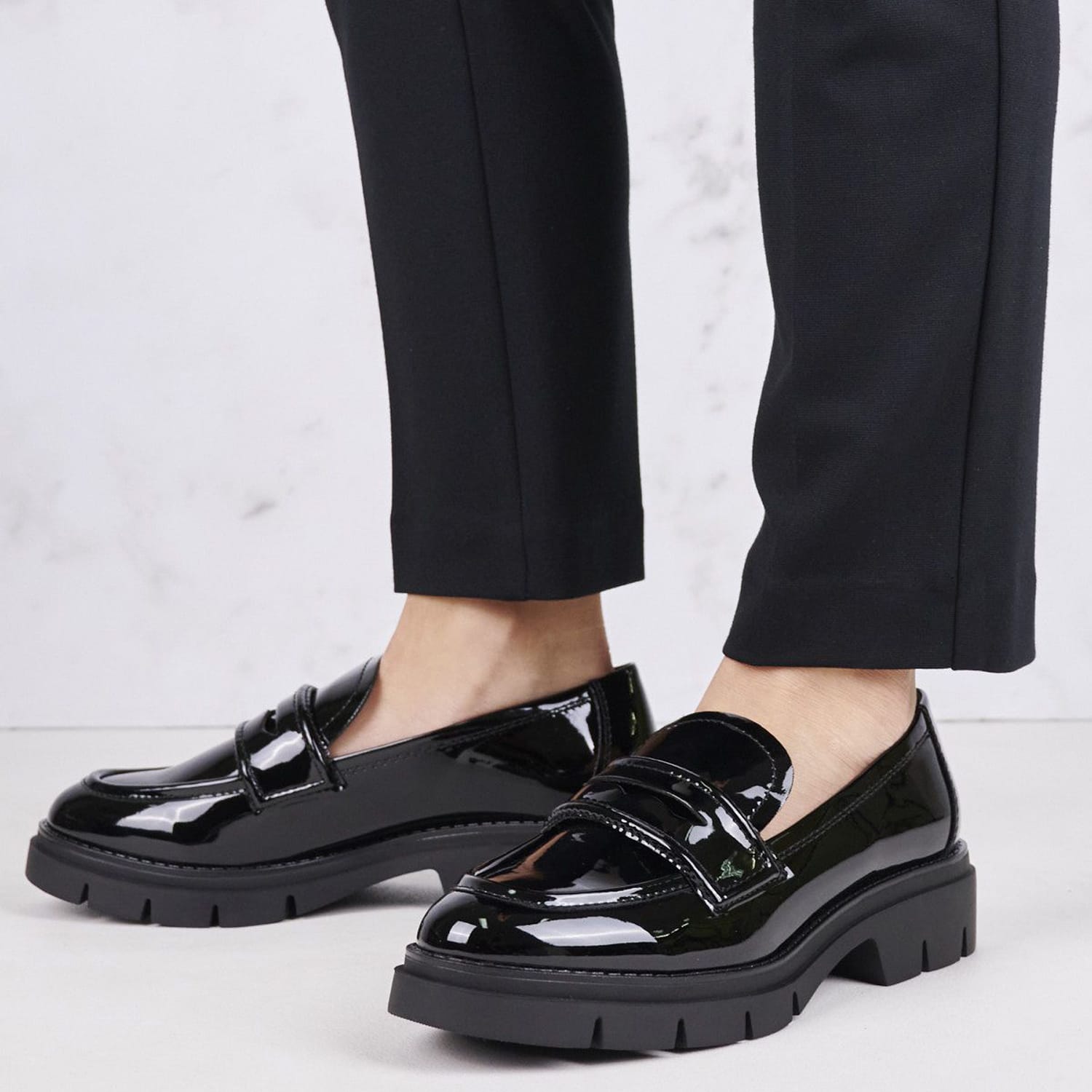 Γυναικεία Μοκασίνια 24313 Μαύρο ECOleather Tamaris Γυναικεία Μοκασίνια 24313 Μαύρο ECOleather Tamaris