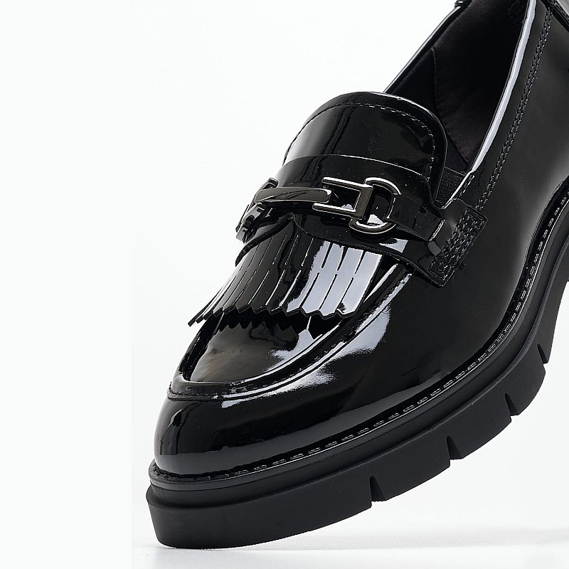 Γυναικεία Μοκασίνια 24320 Μαύρο ECOleather Tamaris