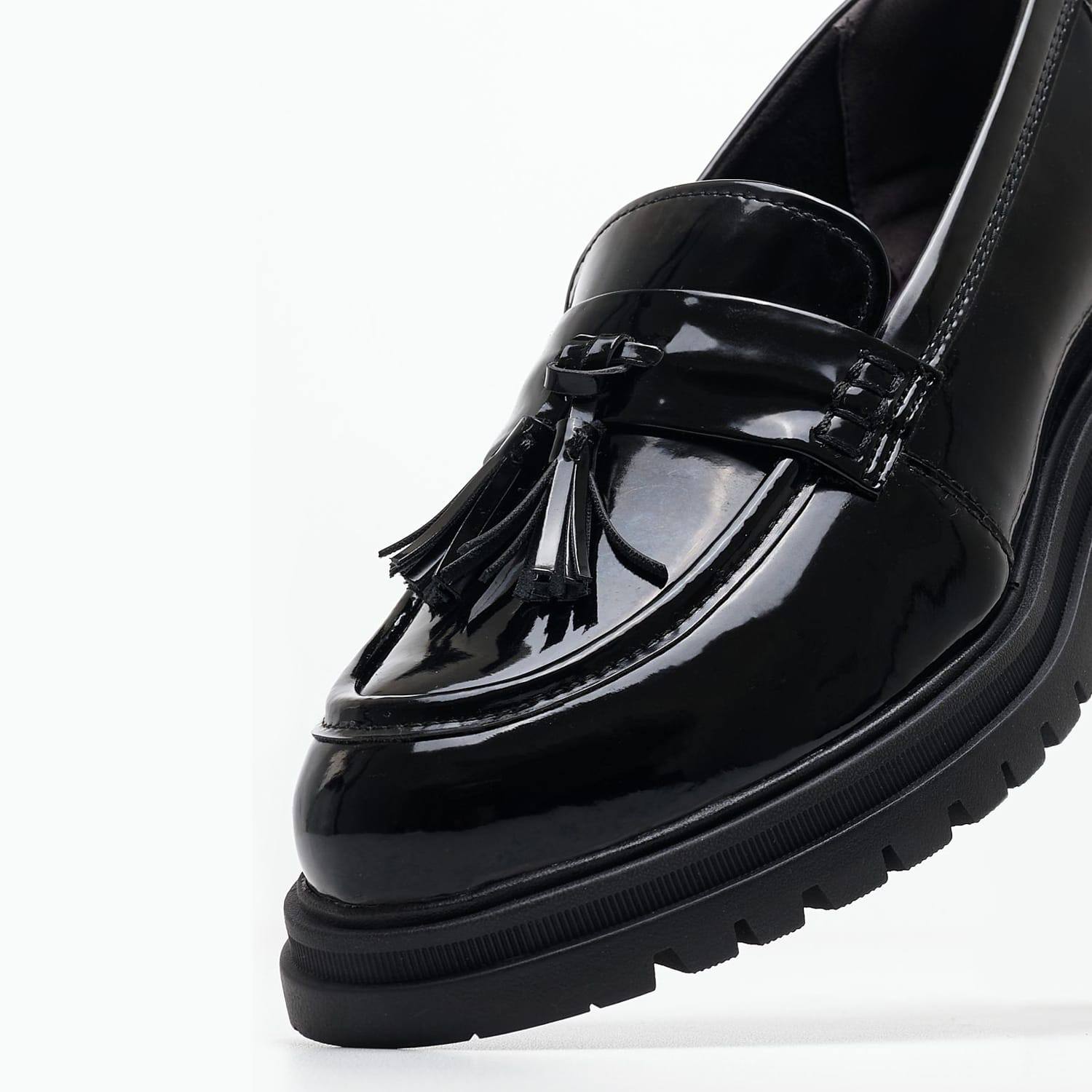 Γυναικεία Μοκασίνια 24324 Μαύρο ECOleather Tamaris