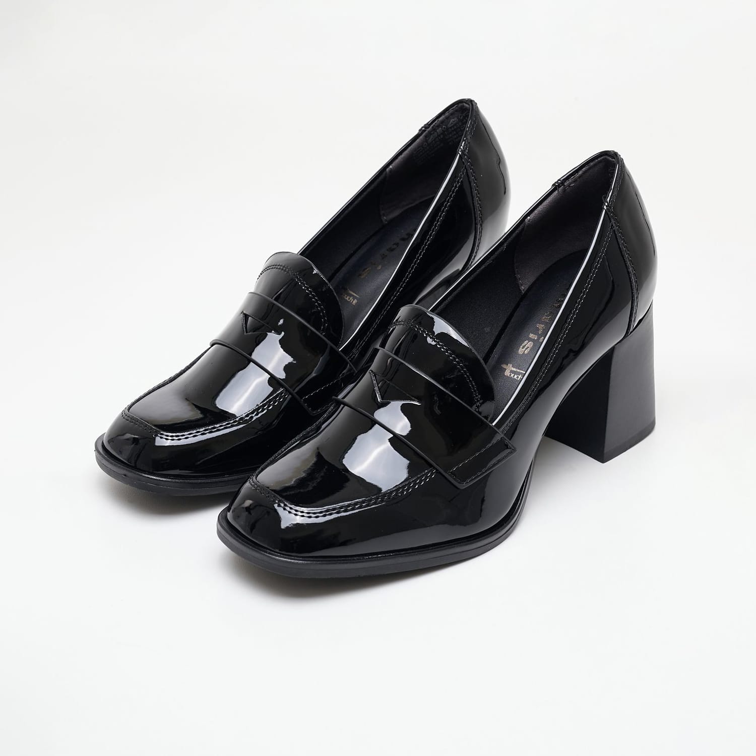 Γυναικείες Γόβες & Peeptoes Χαμηλές 24438.Pat Μαύρο ECOleather Tamaris Γυναικείες Γόβες & Peeptoes Χαμηλές 24438.Pat Μαύρο ECOleather Tamaris