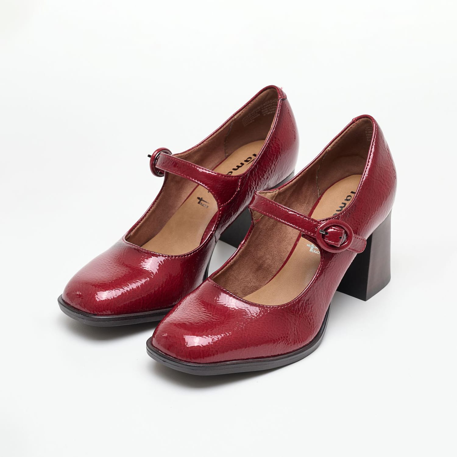 Γυναικείες Γόβες & Peeptoes Χαμηλές 24440 Κόκκινο ECOleather Tamaris Γυναικείες Γόβες & Peeptoes Χαμηλές 24440 Κόκκινο ECOleather Tamaris