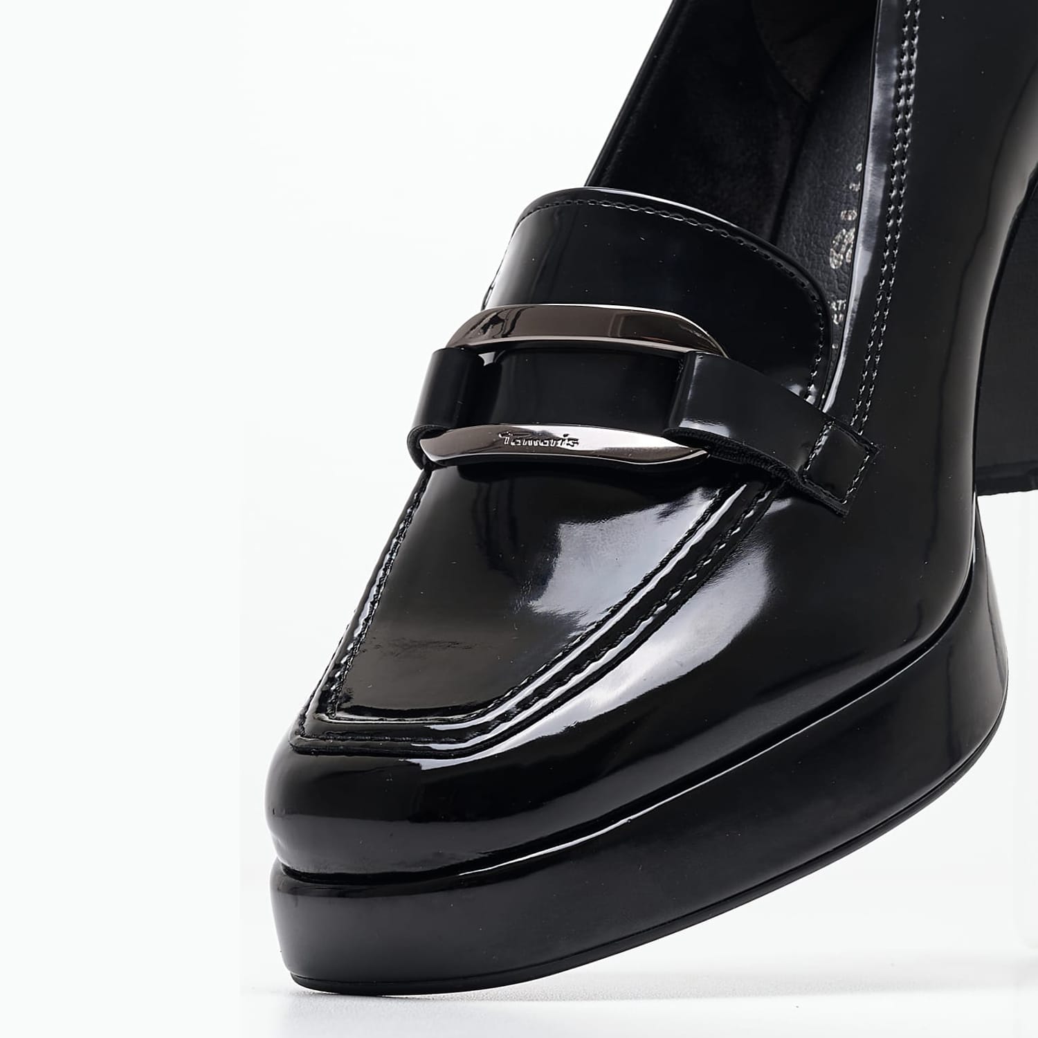 Γυναικεία Μοκασίνια 24443 Μαύρο ECOleather Tamaris